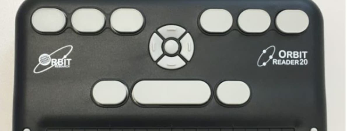 Photo of Orbit Reader 20 device.