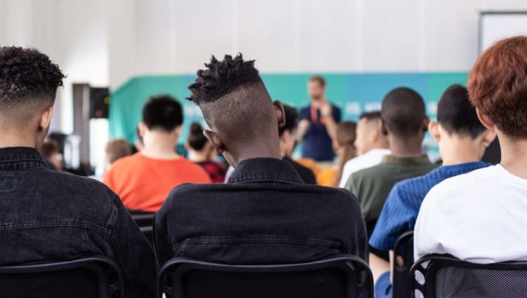 Photo of students in lecture hall