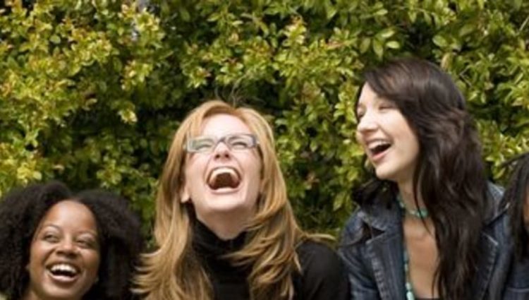 Students laughing