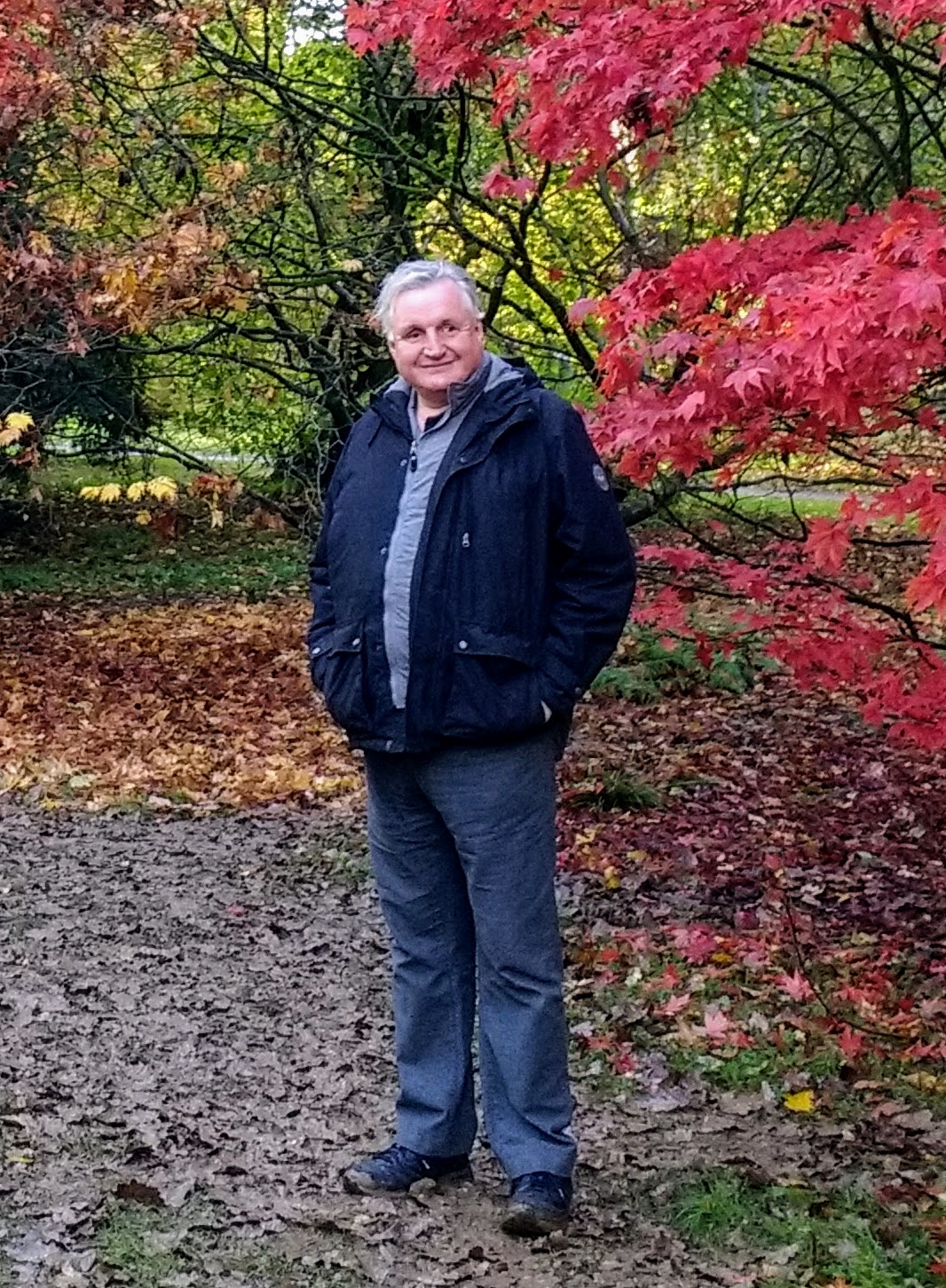 Full length shot of Alun stoody in a park