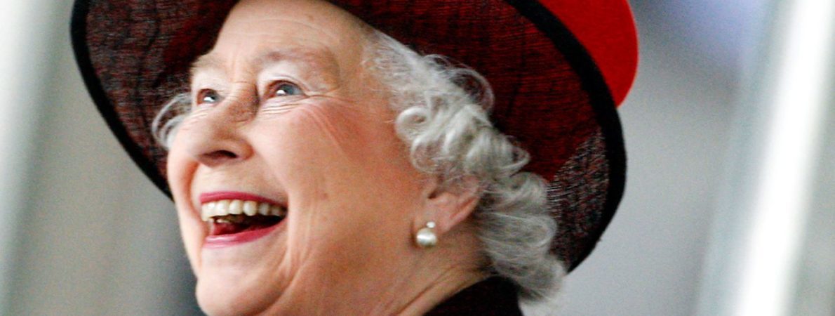 Smiling photo of Queen Elizabeth II