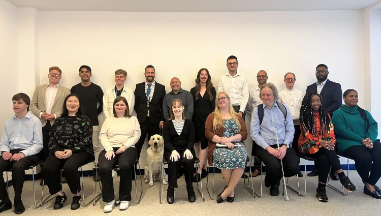 Image shows our Get Set Progress class of 2023 interns posing for a group photo.